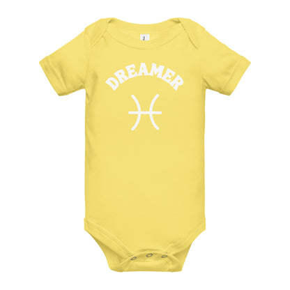 Dreamer Pisces Baby onesie