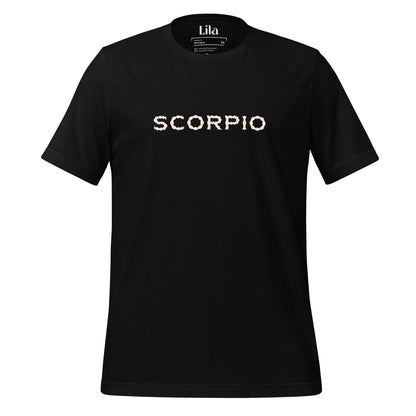 Scorpio black staple eco tee