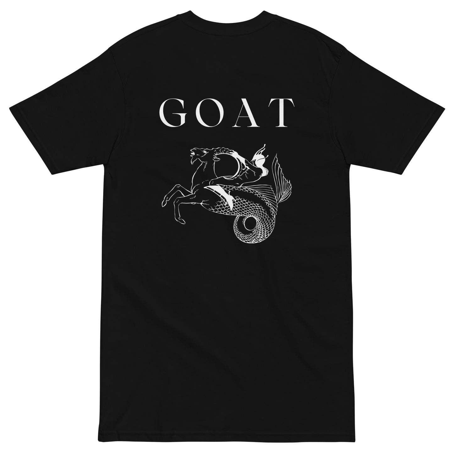 SEA GOAT Capricorn Men’s premium heavyweight tee