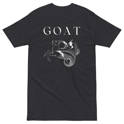 SEA GOAT Capricorn Men’s premium heavyweight tee