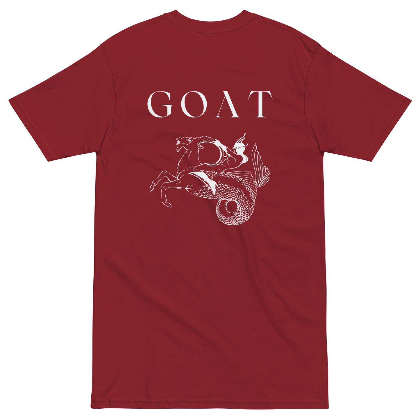 SEA GOAT Capricorn Men’s premium heavyweight tee