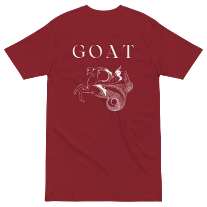 SEA GOAT Capricorn Men’s premium heavyweight tee